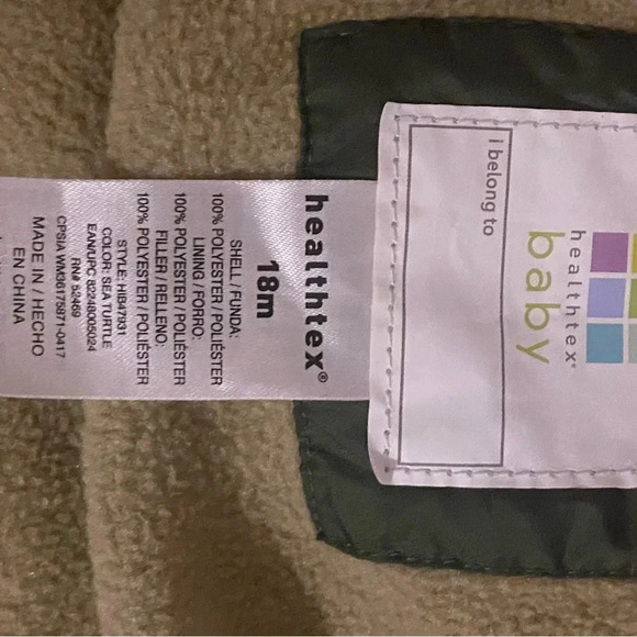 Healthtex 18 mon Winter Puffy coat - Picture 3 of 5